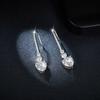 WUIHA 925 Sterling Silver D Color Heart Cut Real GRA Moissanite Diamonds Wedding Engagement Drop Dangle Earrings Fine Jewelry