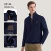 MONTAGUT Men's Merino Wool Blend Half-Zip Pullover
