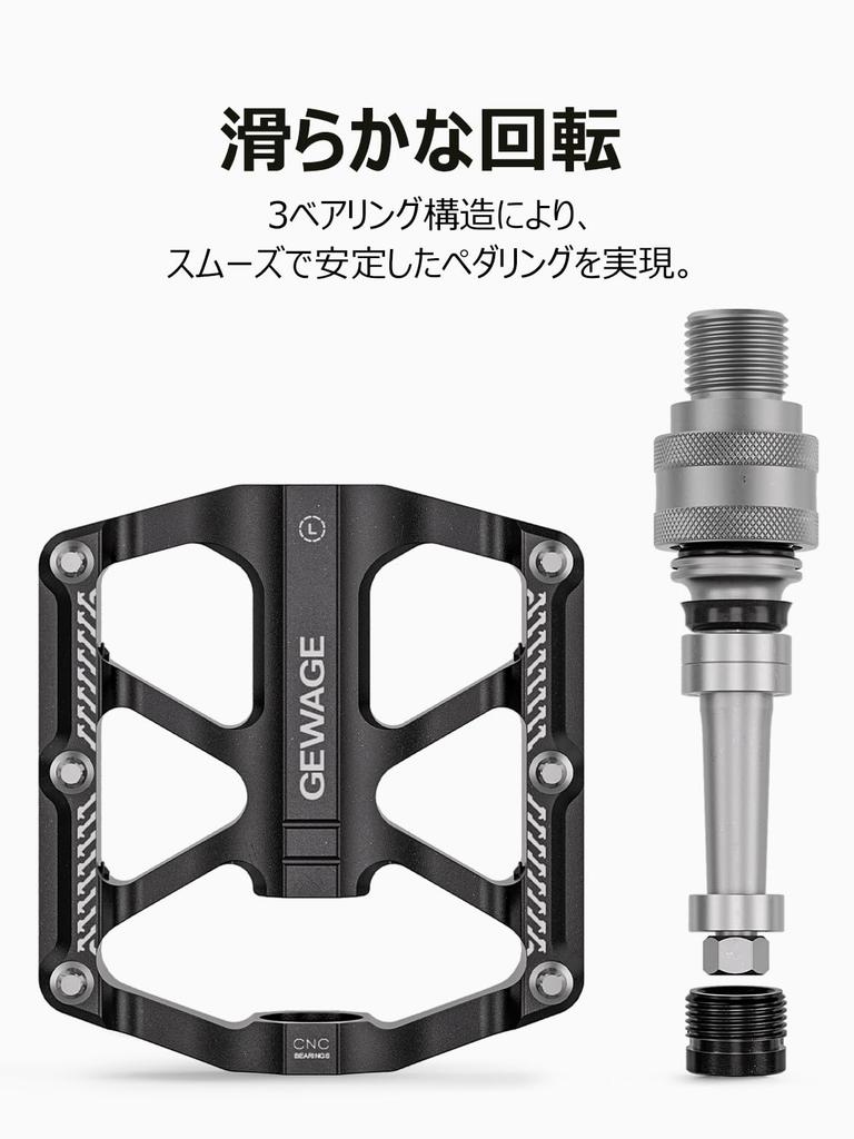 Велосипедные педали GEWAGE GE-K232 (черный)