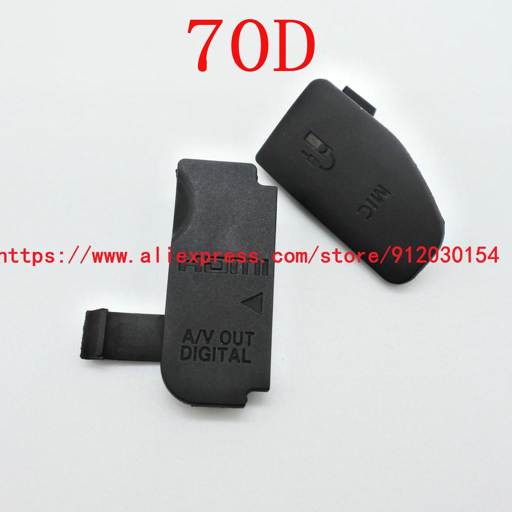 NEW USB/HDMI-compatible DC IN/VIDEO OUT Rubber Door Bottom For Canon EOS 5D 450D 500D 1000D 40D 50D 60D 70D 80D 750D 760D Camera