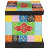 Storage Box Multicolored 60 x 40 x 40 cm Solid Mango Wood