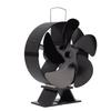 Heat Powered Stove Fan 5 Blades Wood Burning Fireplace Fan Circulate Warm High Temperature