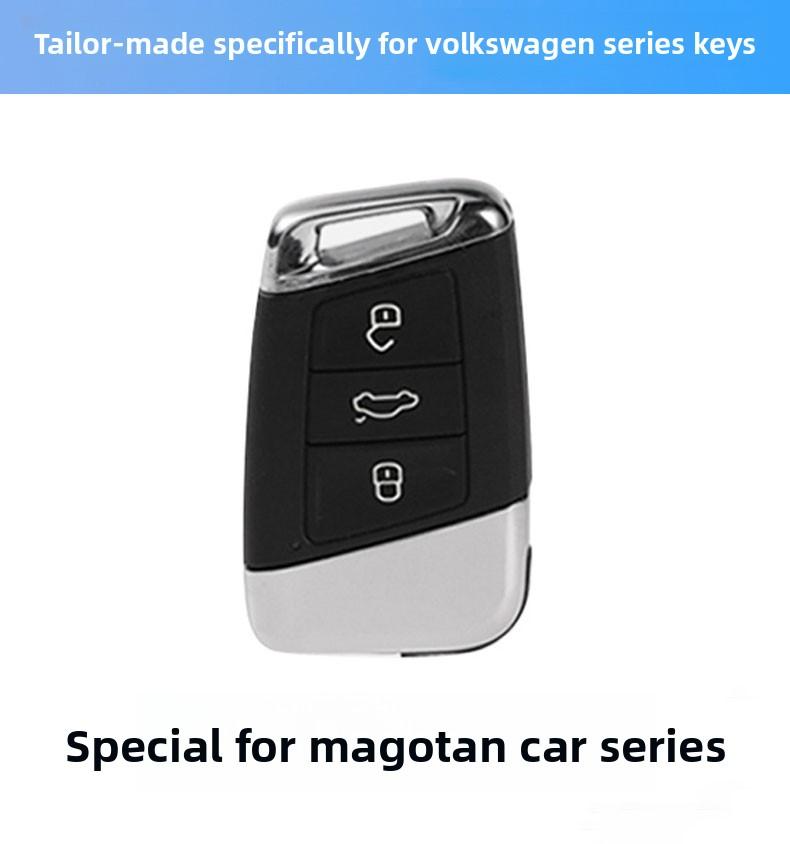 Для VOLKSWAGEN Новый Чехол-Оболочка из Кожи и Цинкового Сплава для Автомобильного Ключа Для VW Volkswagen Magotan Passat B8 Skoda Superb Kodiaq A7 Автомобильный Ключ