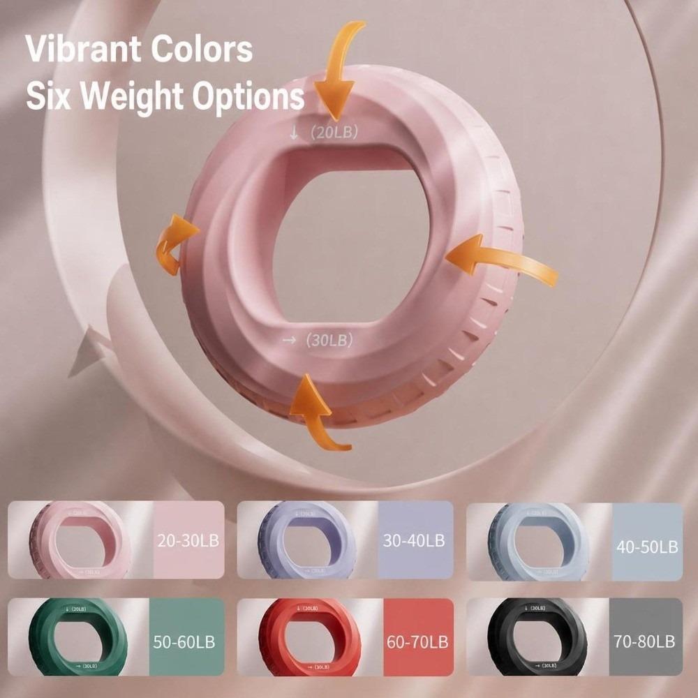 Dual Resistance Hand Gripper Silicone Material Wrist Trainer Hand Fitness Grip Ring Finger Workout
