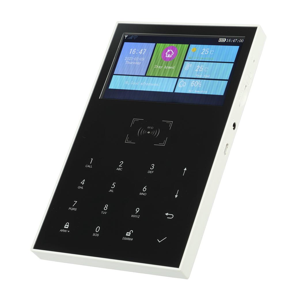 Home Security System Wireless WiFi DIY Alarm Burglar System Touch Screen for Smart Home