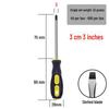 Strong Magnetic Multi-Function Screwdriver with Non-Slip Rubber Handle