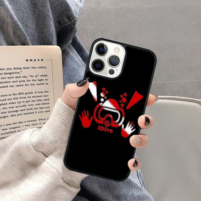 Scuba Diver Diving Underwater Snorkeling Phone Case for iPhone 17 Air 16 16e 15 13 14 11 12 Pro Max Plus coque fundas