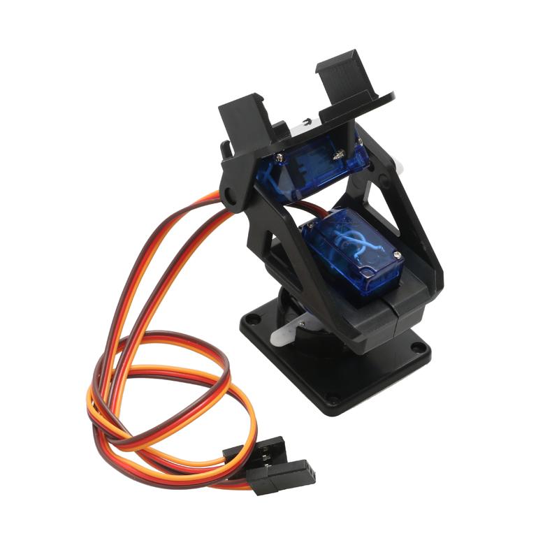 1Set Dual Axle Servo Gimbal Anti-Vibration Camera Platform Mount PTZ Pan/Tilt with 2PCS 9G Servo for FPV Drone Assembly Parts