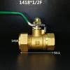 Латунный никелированный шаровой кран DN15 DN20 с наружной/внутренней резьбой 1216/1418/1620/2026/2632 Фитинг для трубы Pex Фитинги для алюминиево-пластиковой трубы