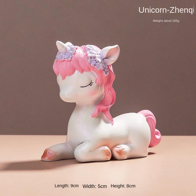 Мультфильм Единорог Смоляные Изделия Украшения Творческие Десерты Торт Выпечка Украшения Домашний Рабочий Стол Подарок Девочке На День Рождения