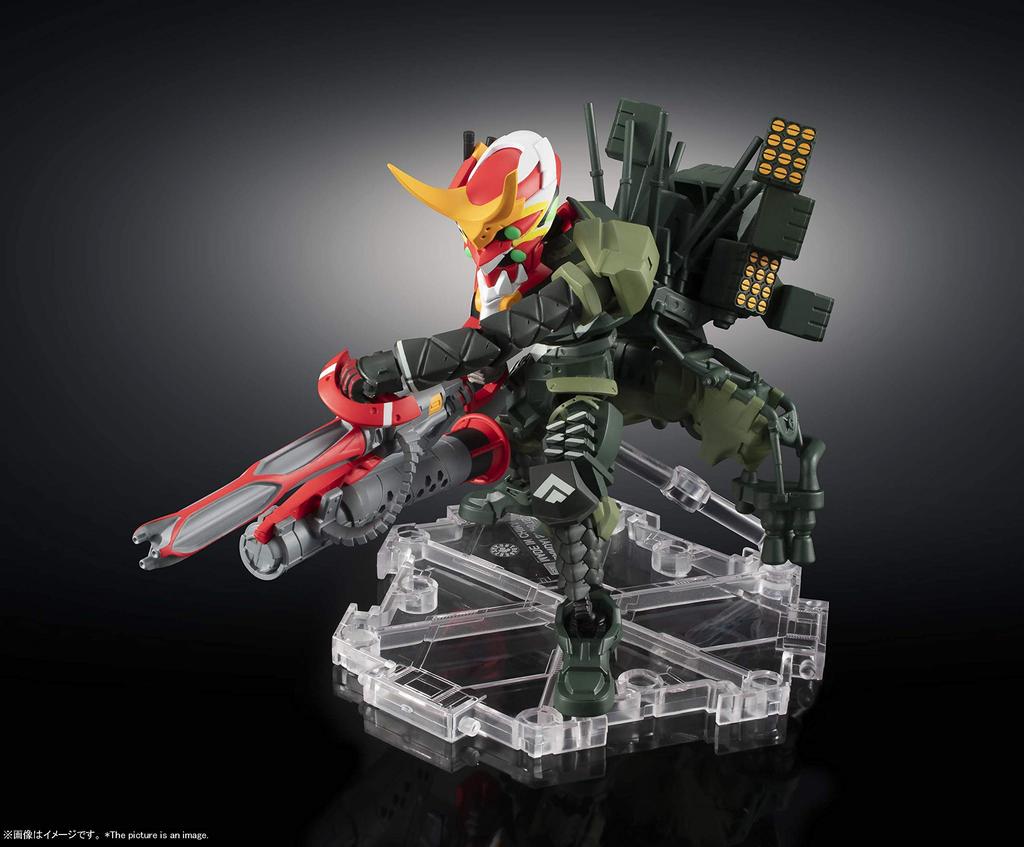 TAMASHII NATIONS NXEDGE STYLE [EVA UNIT] Evangelion New Unit-02 Alpha, Approximately 100mm ABS & PVC Painted Movable Figure
