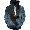 3D Print Cute Cat Hoodie For Women Women Long Sleeve Casual Pullover Graphic Sweatshirts Oversized Tracksuit Women Streetwear