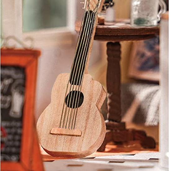 DIY Miniature House Dollhouse DG Series Music Bar with Japanese Instructions Tsukurundesu®