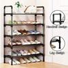1pc Simple Shoe Rack Household Multi-layer Shoe Rack, Indoor Shoe Rack Storage Supplies Large-capacity Space-saving Shoe Rack Storage Device.
