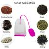 Food-grade Silicone Tea Bags Colorful Style Strainers Herbal Loose Tea Infusers Filters Scented Teaware Infusers Kitchen Tools