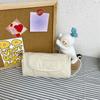 Ins Lattice Pencil Case Washable Storage Bag School Supplies Canvas Estuche  Student