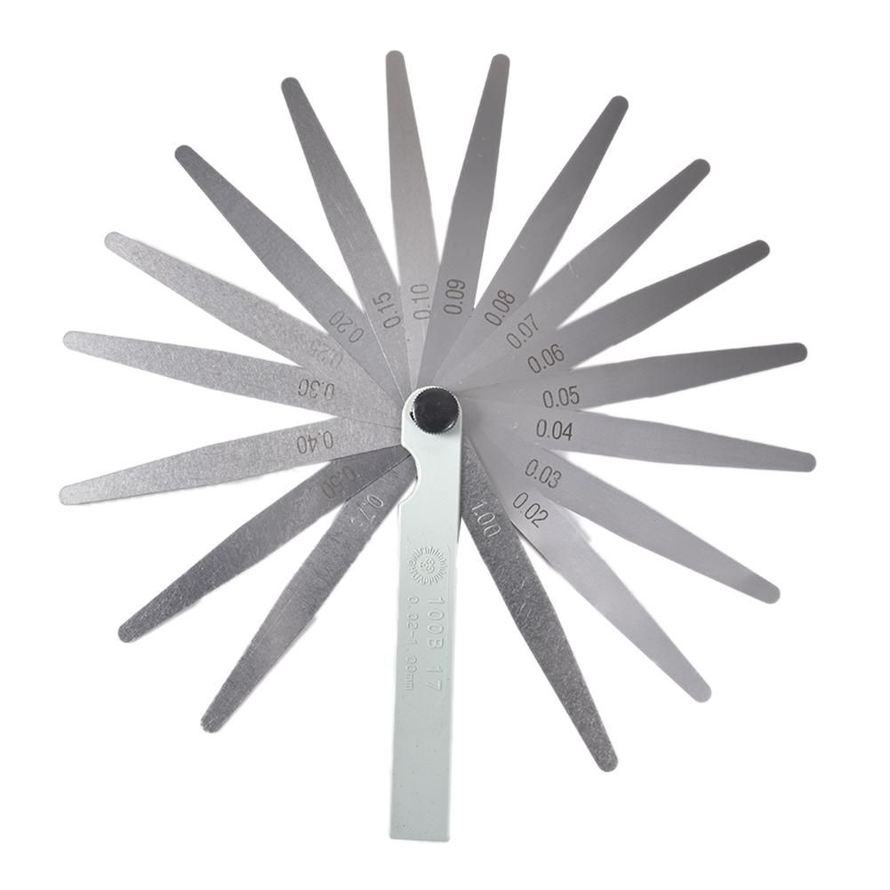 20 Blades 0.05-1.00MM Metric Feeler Gauge For Clearance Measurements Gauge Measure Tool For Feeler Gauge Valve Use