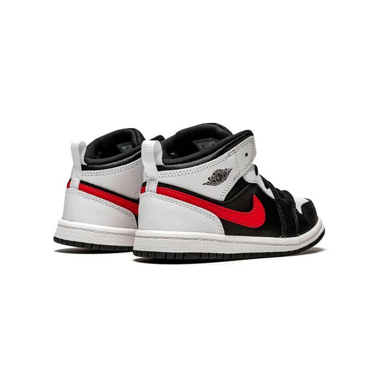 Air Jordan 1 Mid TD Chile Red Black White Chile Red 640735-075