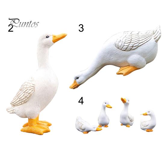 Статуя утки, высокая имитация, универсальная смола, художественное ремесло, модель утки для питьевой воды, садовые принадлежности