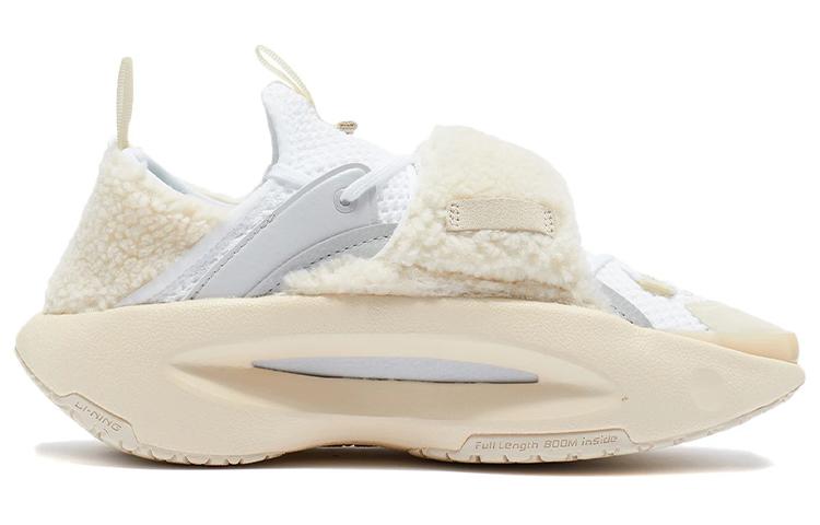 Li Ning Casual Shoes Women's Low Top White/Gray/Black AGBR070-1