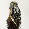 Polka Dot Pumpkin Scarf Square Scarf Light Luxury Style Versatile Thin Women's Scarf Spring and Summer New Simple Scarf