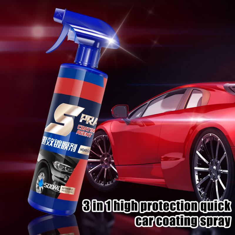 500ml 3In1 Car Ceramic Coating Spray Car Paint Repair Shield Coating Car Paint Scratch Repair Remover Auto Polishing Spraying