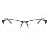 Semi Rimless Rectangle Grey Smartbuy Collection Nicolas Asian Fit 617d Fashion Unisex Eyeglasses