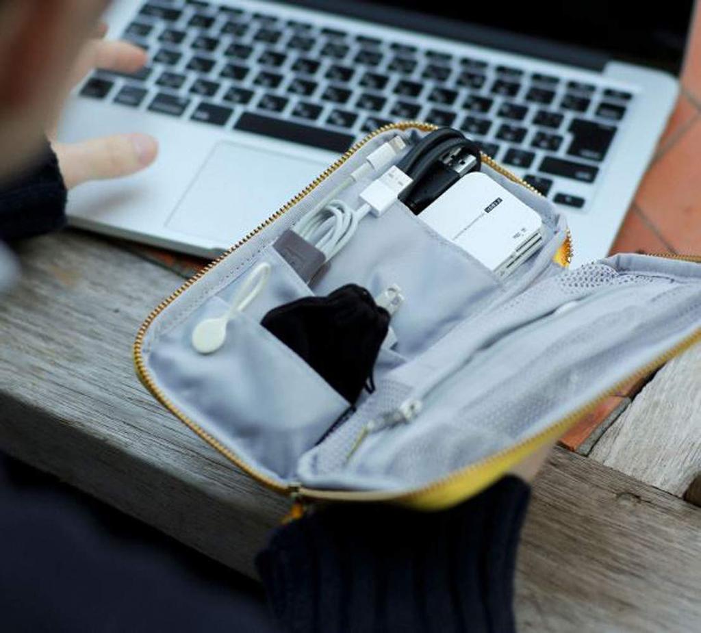 Маленький ящичный мешочек Hobonichi, желтый