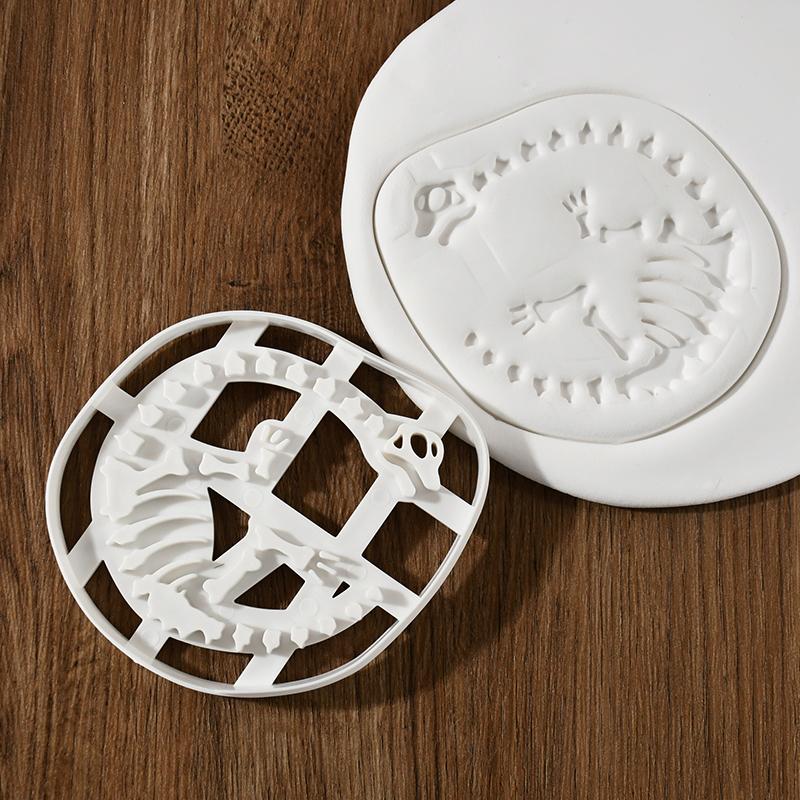 4 шт./набор формочек для печенья «Динозавр», форма для тиснения печенья, инструменты для выпечки десертов в стиле «Джунгли», украшение для торта на день рождения