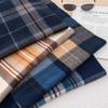 Blue Scarf for Women High End  Versatile  Thickened  Autumn and Winter Stitching Warm New Plaid Scarf  Dual Purpose