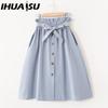 IHUASU Женская модная повседневная летняя весенняя юбка