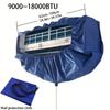 Summer Air Conditioning Cleaning Cover Suitable for  9000~36000BTU Hanging AC Thickened Dust Water Bag Support Plate Cleaner Set