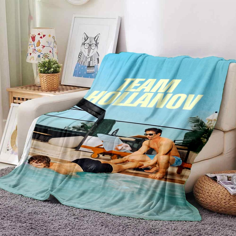 Team Hollanov Pool Party Blanket Soft Throw Blanket For Home Bedroom Bed Sofa Travel Office Solid Christmas Blanket