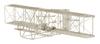Aerobase 1/160 Wright 1903 Flyer - Никелево-серебряное издание (B101)