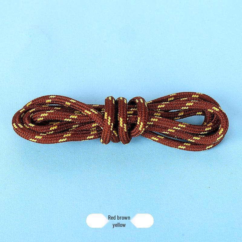 Round Non-Slip Durable Shoelaces for Martin Boots - Vertical Stripes for Outdoor Shoes
