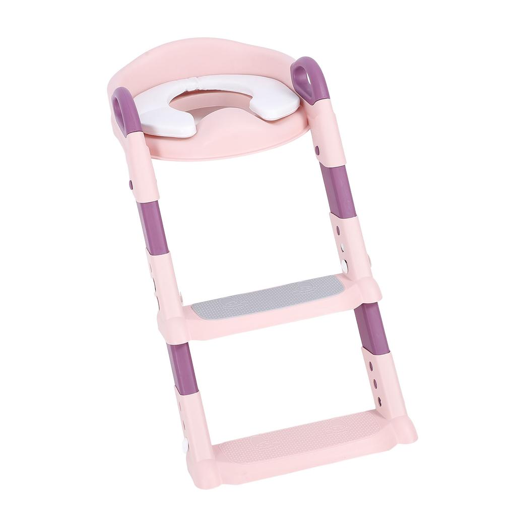 Сиденье для приучения к горшку для малышей Складное сиденье для приучения к туалету Противоскользящее сиденье для унитаза для малышей со ступенькой