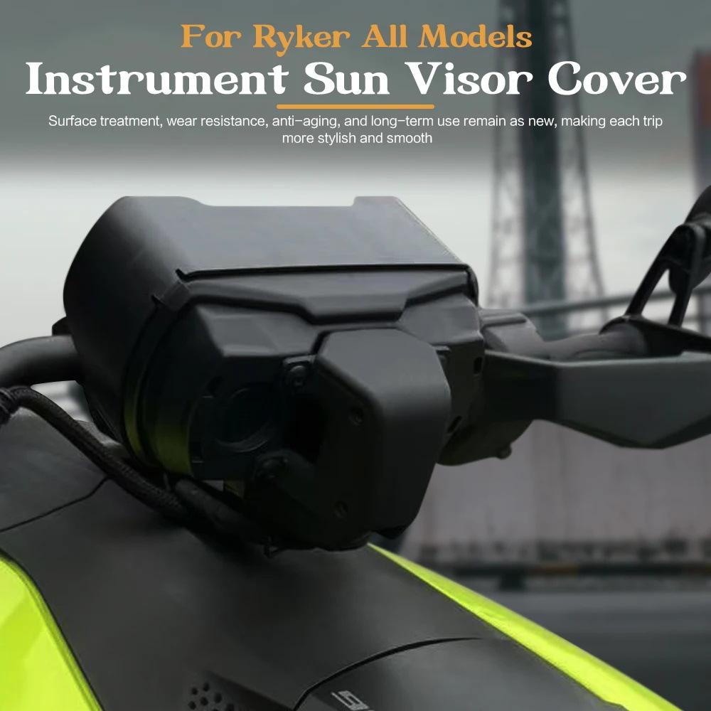 Для Can-Am Ryker 600 900 Rally Edition Sport ACE 2019-2025 Аксессуары для UTV Козырек от солнца Крышка Экран прибора Солнцезащитный козырек Защита
