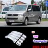 Chrome Handles Cover for Volkswagen VW Transporter T5 2003~2015 Multivan California Caravelle Car Accessories Stickers 2005