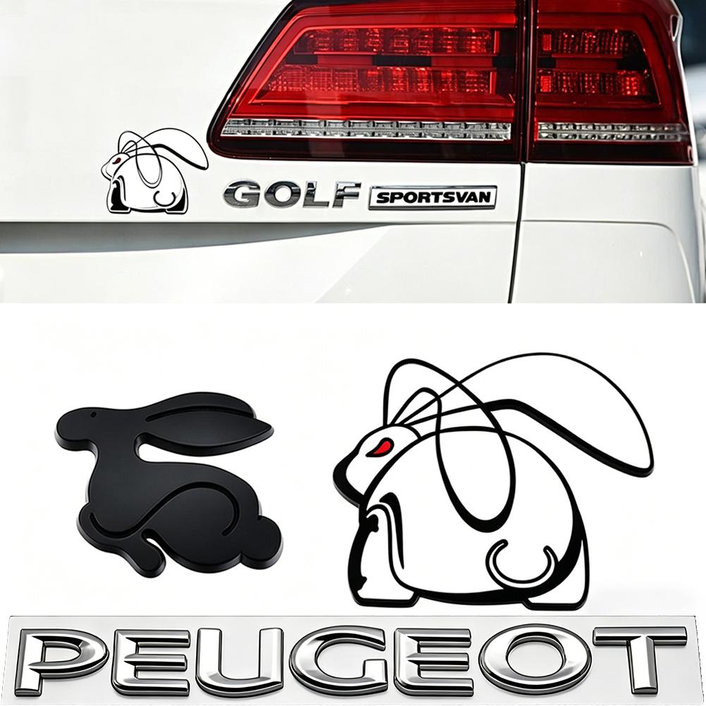 3D Metal Car Trunk Logo Sticker Grill Emblems Badge Decals For VW Golf T‑Roc Tiguan Polo Passat T‑Cross Taigo ID.4 ID.7 MK7 6 zs9