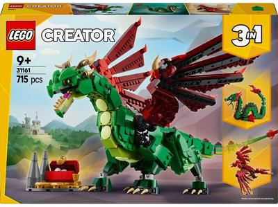 LEGO Конструктор Creator – украшение 3 – в – 1 – Зеленый дракон (31161)