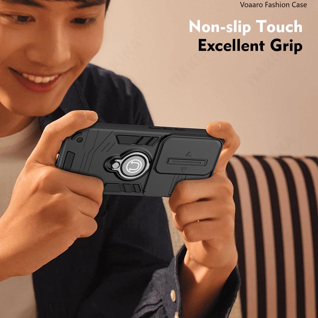 Чехол-фунда с защитой объектива-слайдера для Infinix 60i 4G, чехол с магнитным кольцом-подставкой для Infinix 60 5G Pro Plus, бронированный чехол-накладка