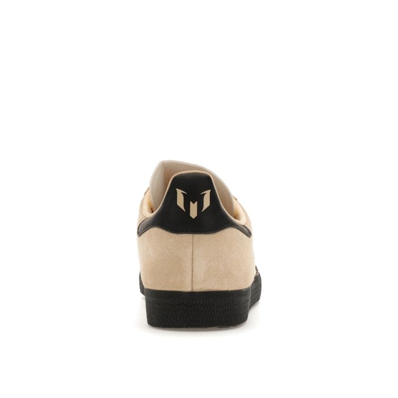 Lionel Messi X Adidas Gazelle Triunfo Dorado Unisex Sneakers Tan Crystal-Sand Core-Black IH8156