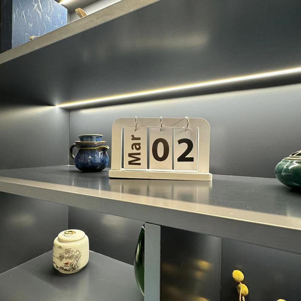 INS Деревянный Календарь Скандинавский Стиль Настольный График Вечный Календарь Офис