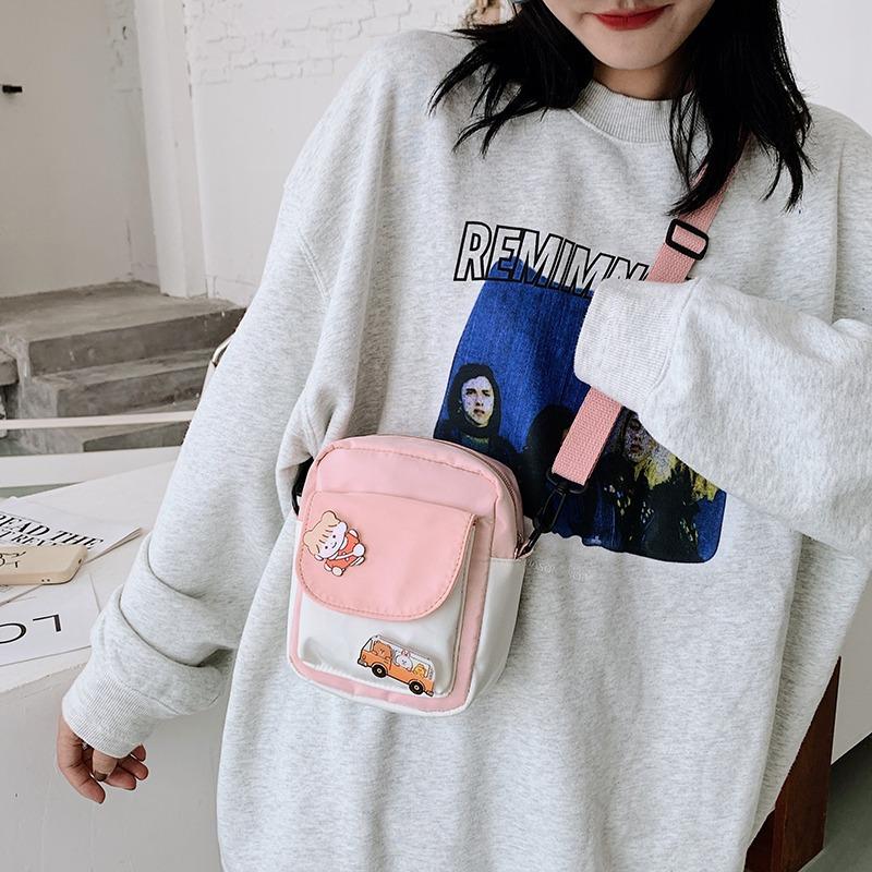 Студенческая симпатичная сумка через плечо женская корейская версия студенческая повседневная сумка через плечо
