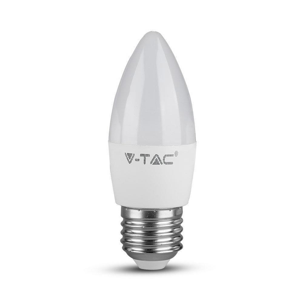 V-TAC LED Bulb 4.5W E27 Candle VT-1821 4000K 470lm