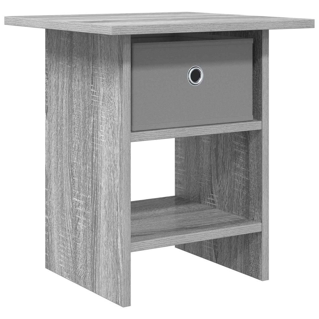 Nightstand Grey Sonoma 41 x 40 x 45 cm Engineered Wood