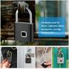 PRAYKUBE P2 Smart Fingerprint Padlock Waterproof Zinc Alloy Biometric Padlocks With Buit-in Rechargeable Battery USB Charge