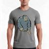 Sad Ape Tshirt Summer Casual Cotton Tee Oversized Streetwear Tops Vintage Graphic Print Loose Fit Short Sleeve 100 Cotton