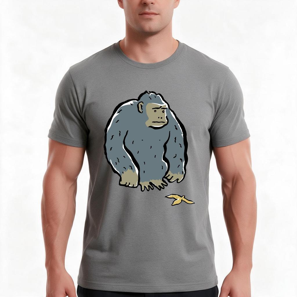 Sad Ape Tshirt Summer Casual Cotton Tee Oversized Streetwear Tops Vintage Graphic Print Loose Fit Short Sleeve 100 Cotton