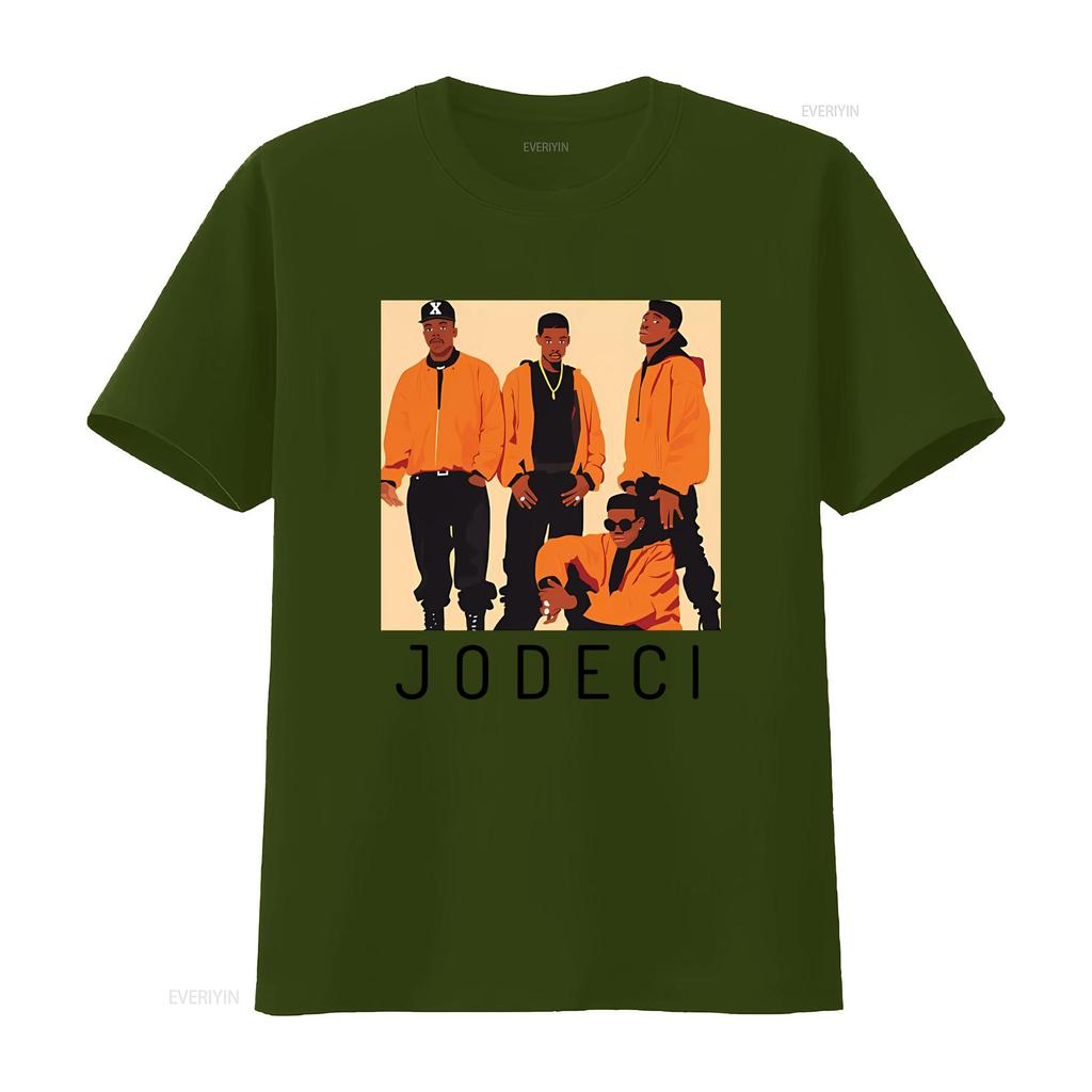 Jodeci T Shirt 90s R B Jersey vintage Washed Versatile fashion streetwear designer clothes Top For Everyday Wear Stretched